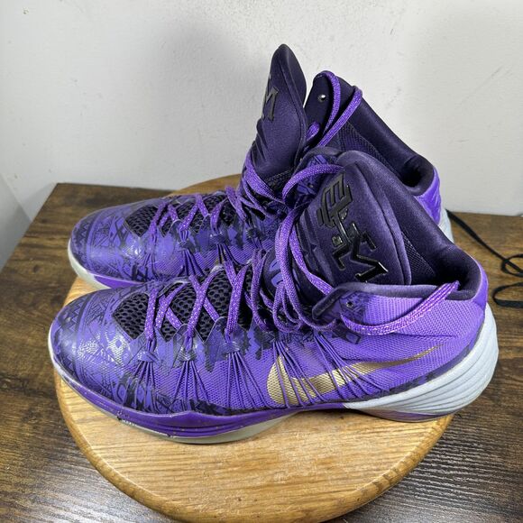 Nike Hyperdunk 2013 BHM Shoes Mens Size 14 Purple Black History Month 668771-575 main image 9